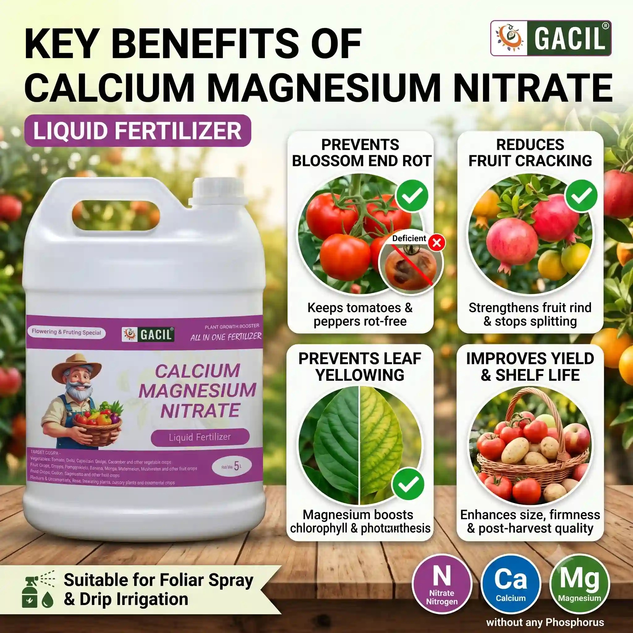 Key Benefits of calcium Magnesium Nitrate