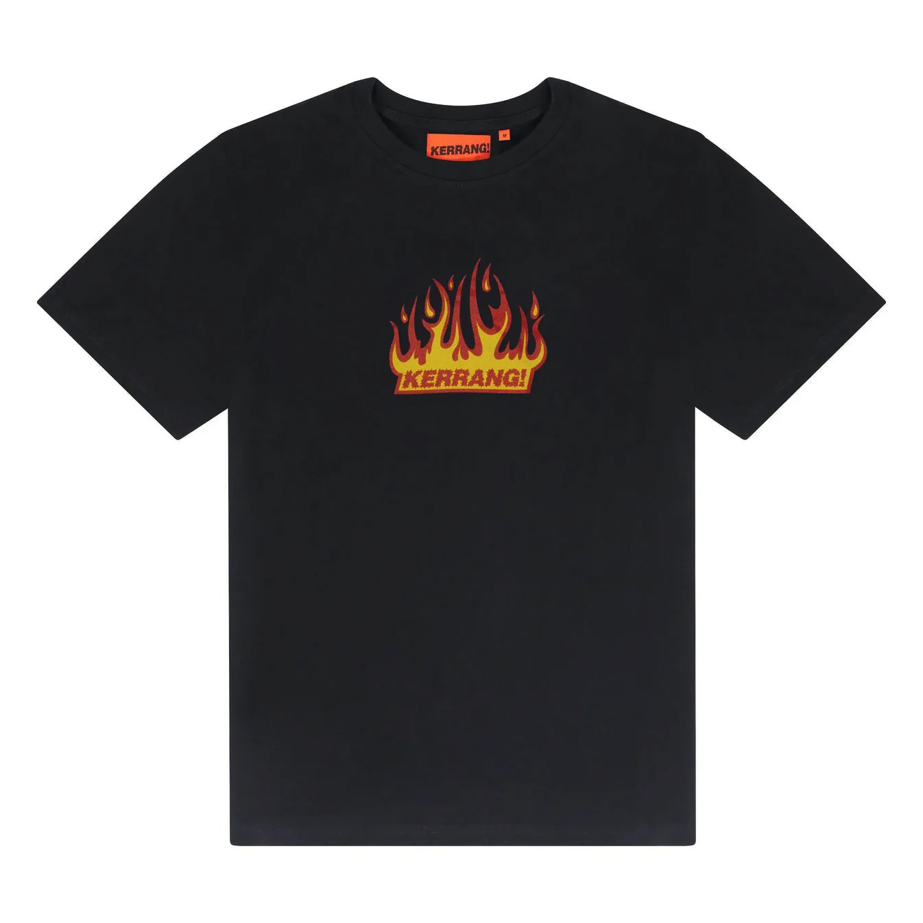 Flame T Shirt Black Kerrang