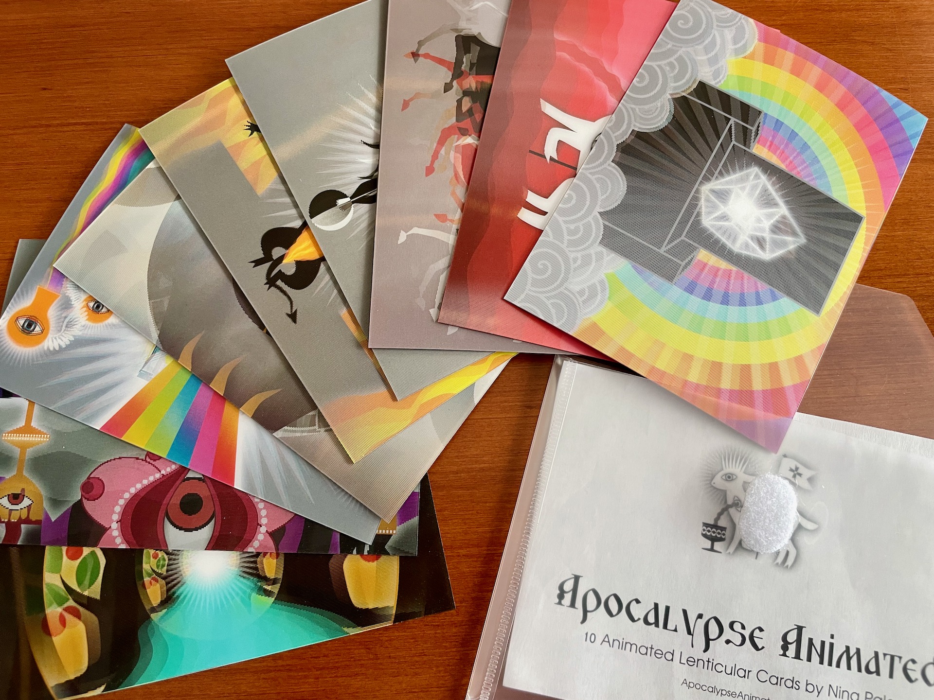 Apocalypse Animated Lenticular Cards – NINA PALEY'S MERCHANDISE EMPIRE