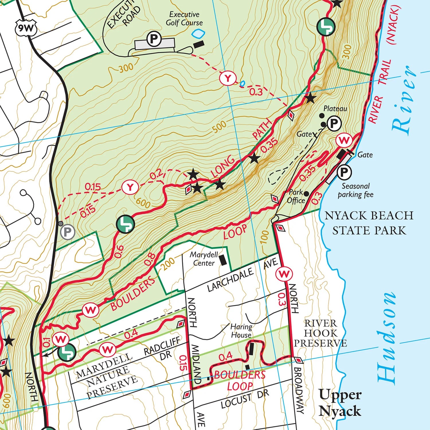 Hudson Palisades Trails Map New York New Jersey Trail Conference 2023 MapExample 