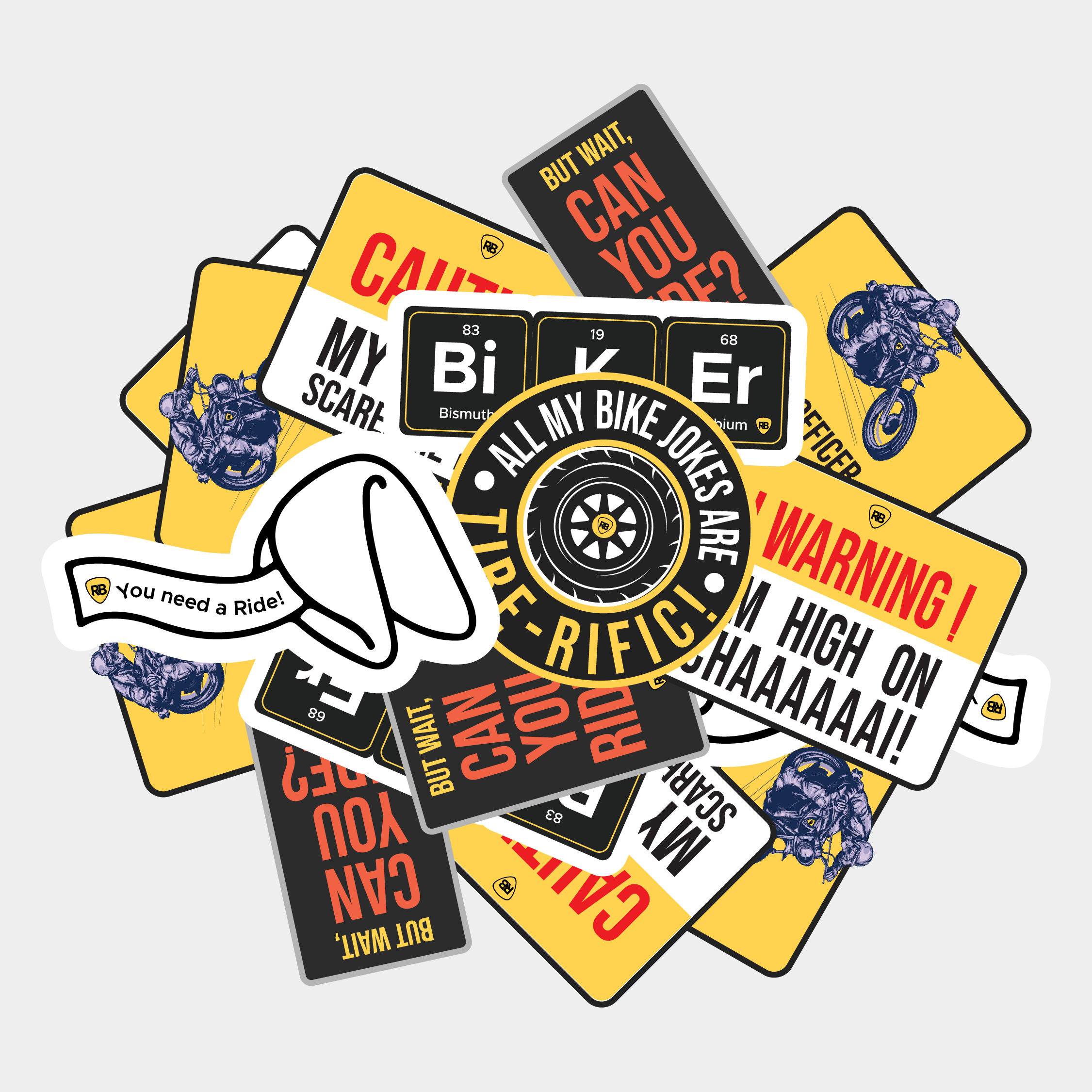 Rider S Sticker Pack Pack Of 7 Store By Rb