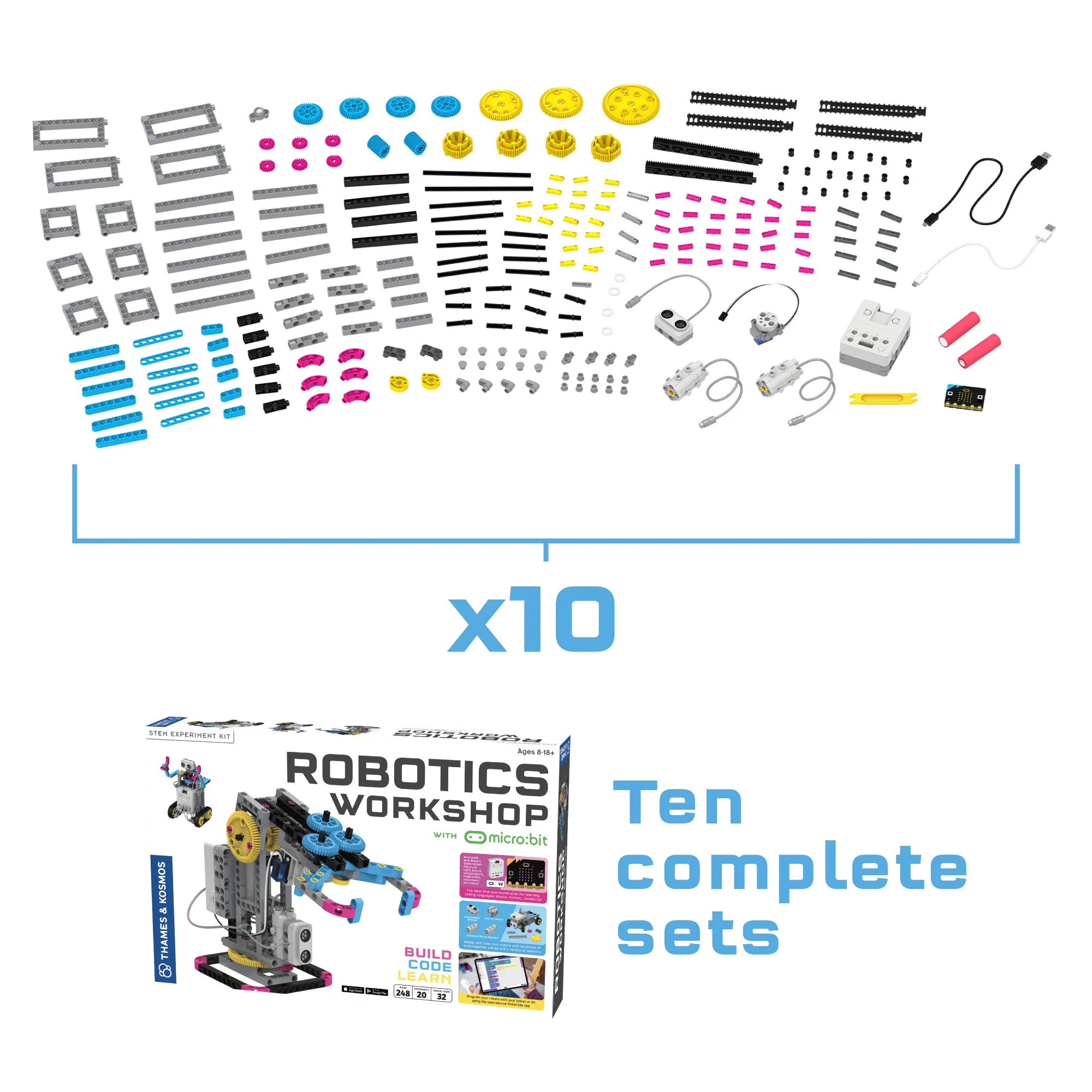 Robotics Workshop With Micro Bit Classroom Bundle 10 Pack Thames