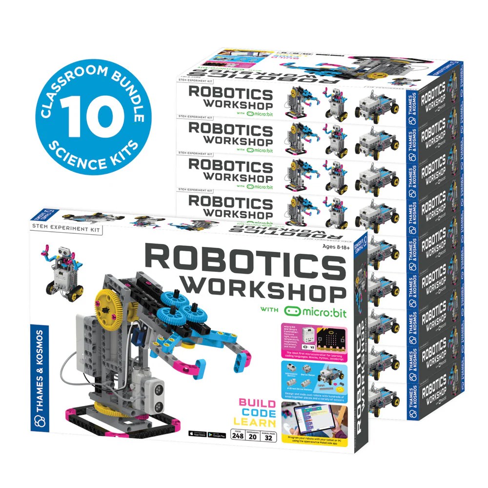 Robotics Workshop With Micro Bit Classroom Bundle 10 Pack Thames
