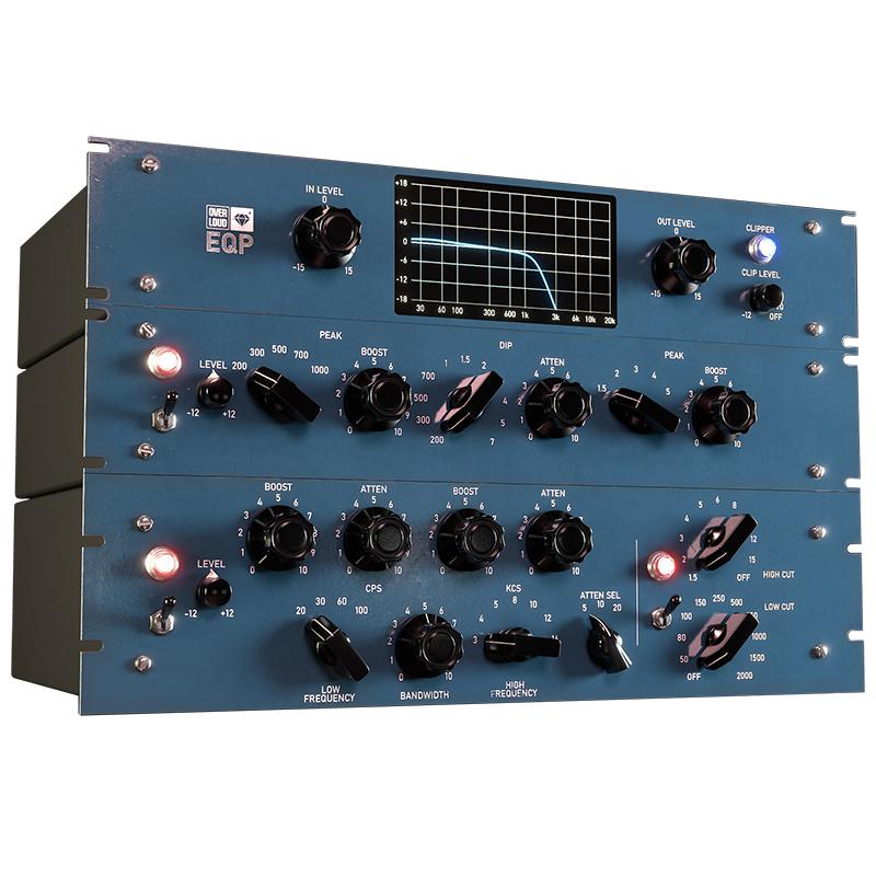 Professional audio equalizer interface