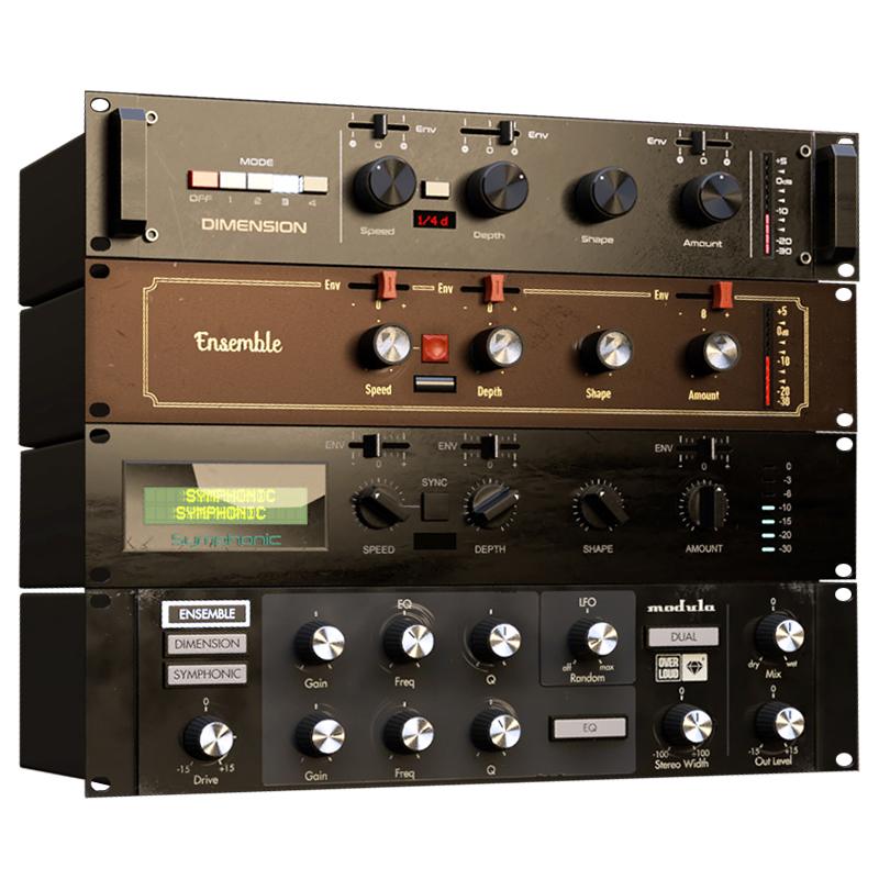 Audio plugin rack interface display
