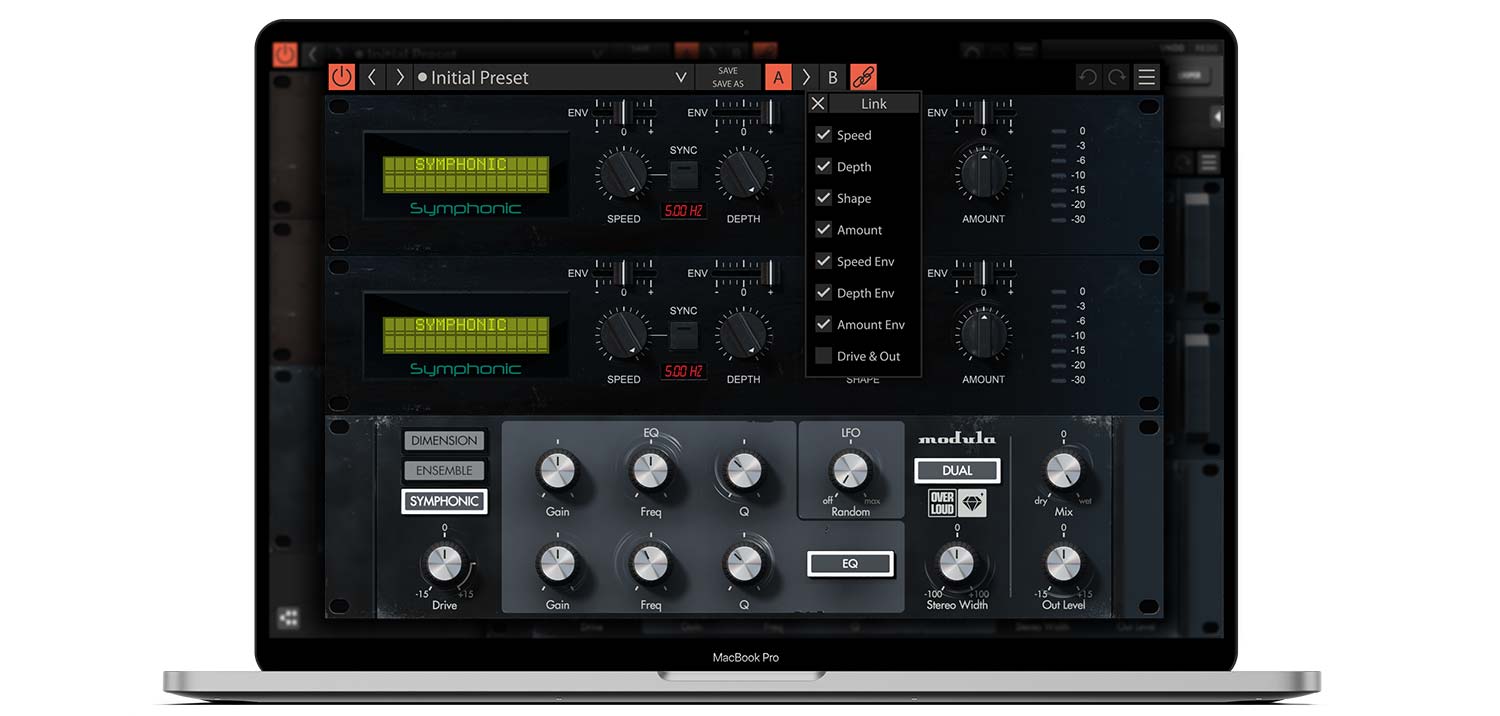 Gem Modula plugin interface layout