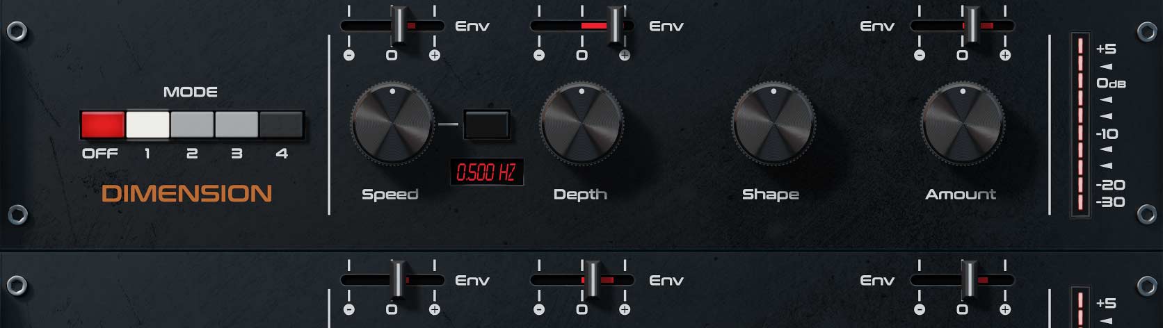 Gem Modula envelope control panel