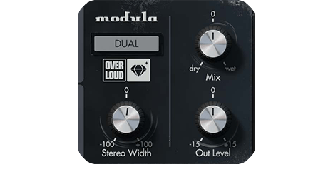 Gem Modula stereo width controls