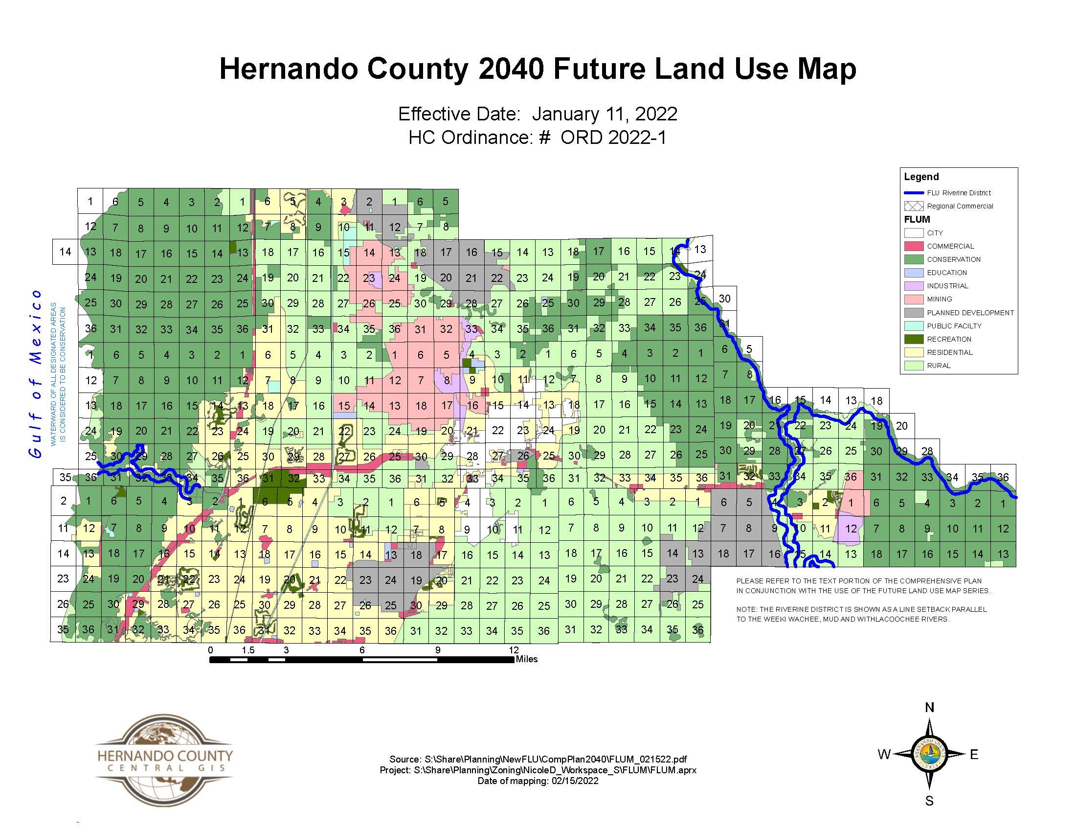 Map Of Hernando County Florida Hernando Florida Water Management Planning Picture 3 