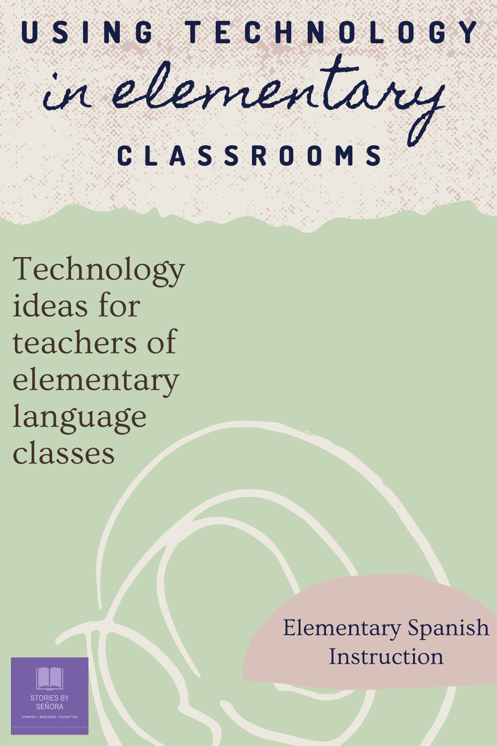 Pinterest Pin for Elementary Technology Post