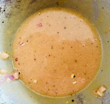 finished vinaigrette