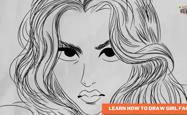 Learn How To Draw Girl Face | Step By Step | Storiespub
