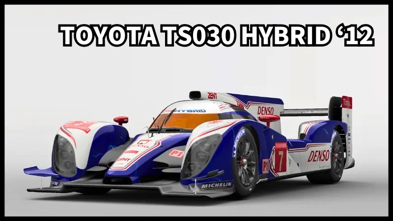GT7収録車種】TOYOTA TS030 Hybrid '12 - STORM RACING