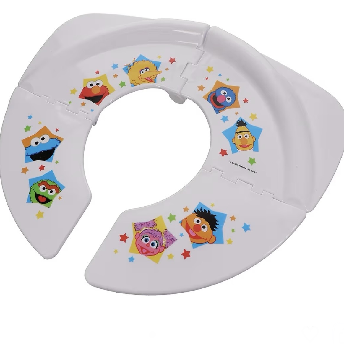 Sesame Street Folding Travel Potty Seat for Toddlers with Character Prints