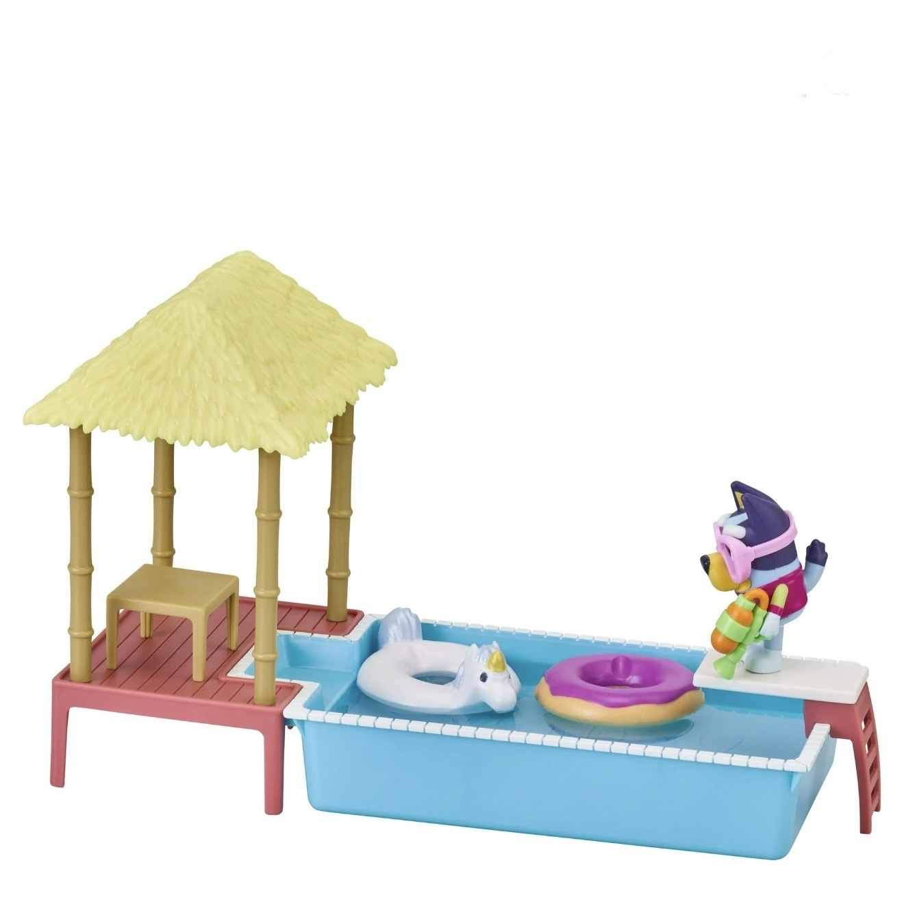 Bluey Pool Party Playset with Mum Chilli Figure and Accessories