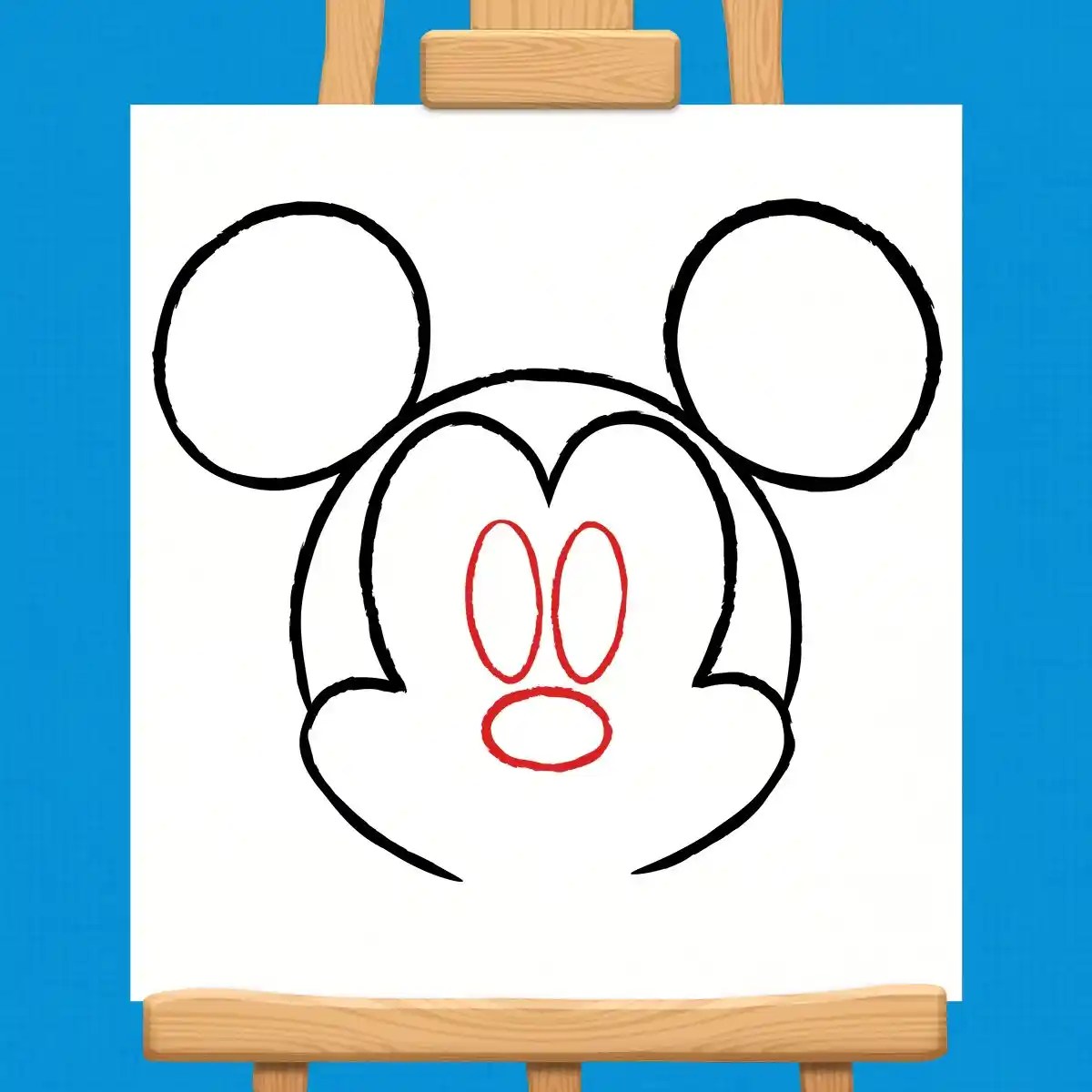 This is a quick tutorial about how to draw mickey mouse in easy and simple steps. How To Draw Mickey Mouse