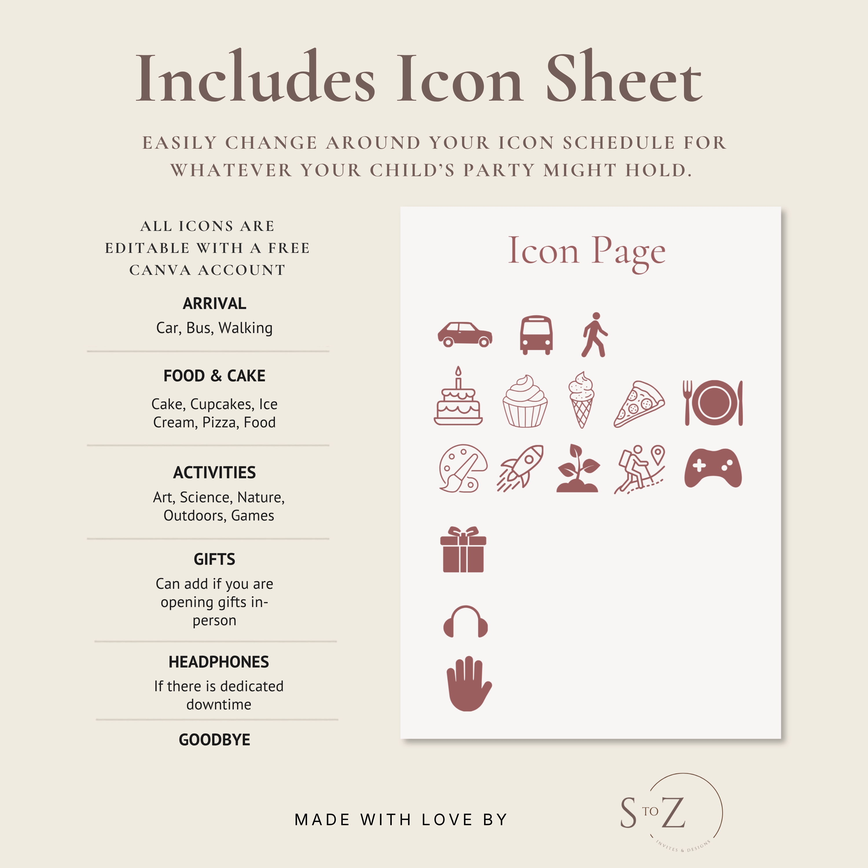 Sensory Friendly Balloon Invitation