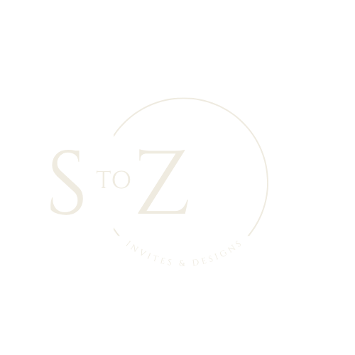 S to Z Invites & Designs