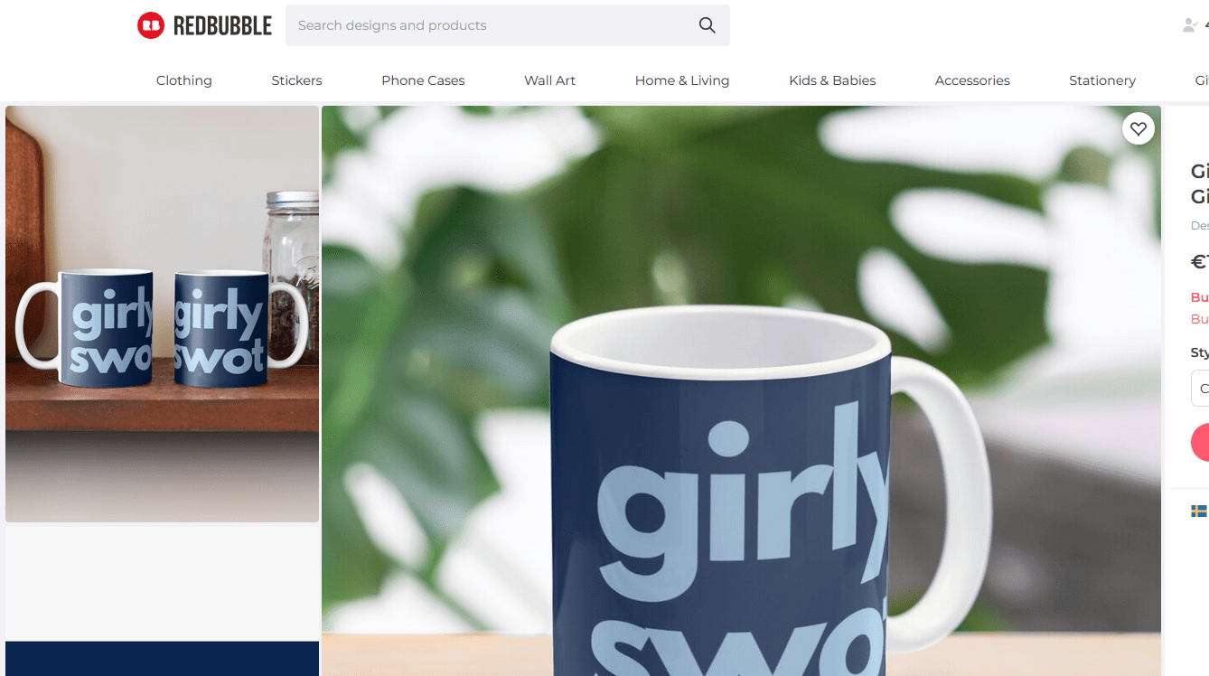 Creating a Shopfront for Redbubble Products on Pinterest • straightforward