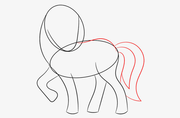 как нарисовать единорога детям легко