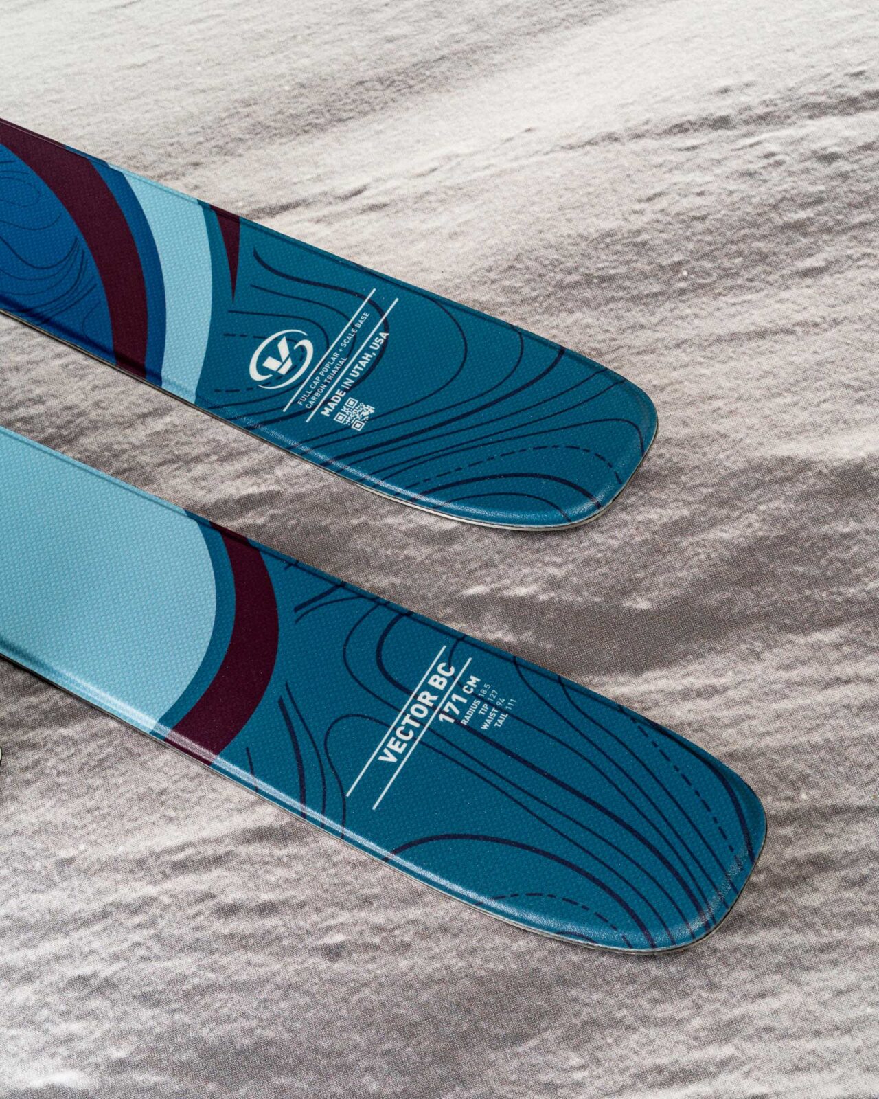 voile Vector BC スキー 170 cm　板のみ　うろこ板 Voile Vector BC Skis – strands