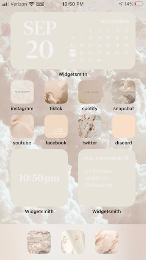 layout aesthetic basic did which screen ios