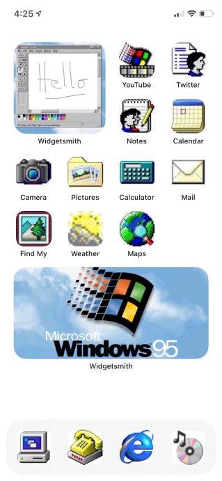 Maybe you don't like windows 95 as much as 98, if this is true this is a great theme for . Ios 14 Old Computer Windows 95 Aesthetic Ideas Straphie