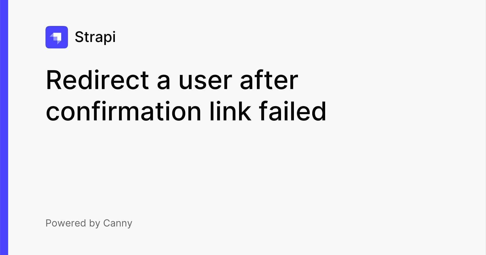 Redirect A User After Confirmation Link Failed Voters Strapi