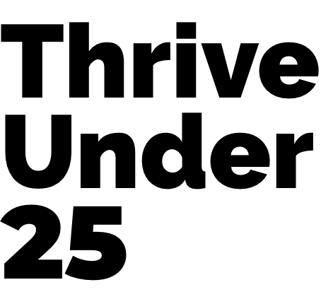 thrive under 25 logo