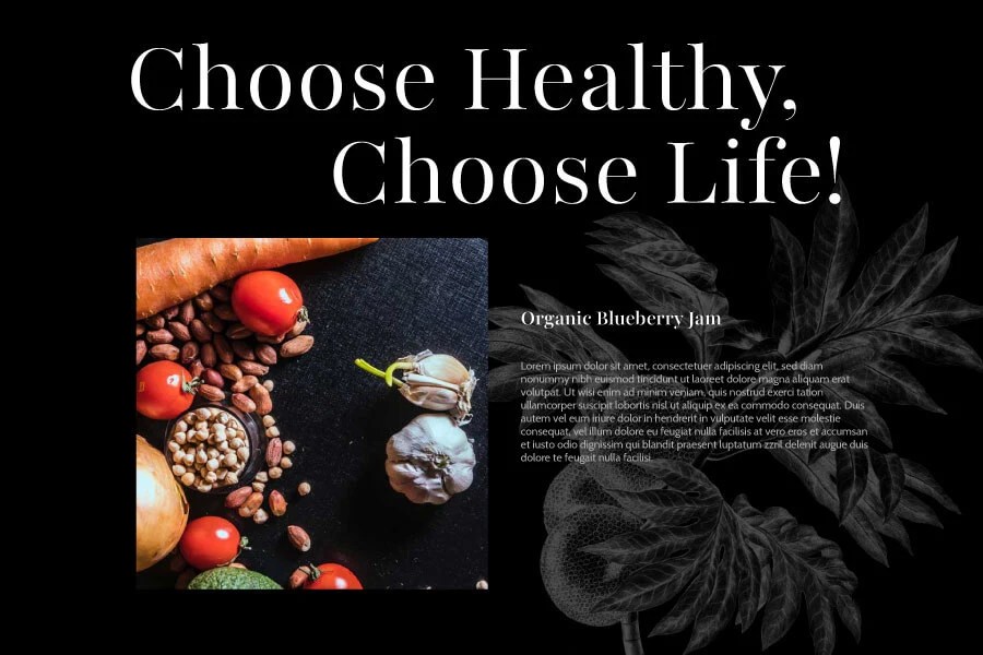 Web Design Portfolio - Organic Food