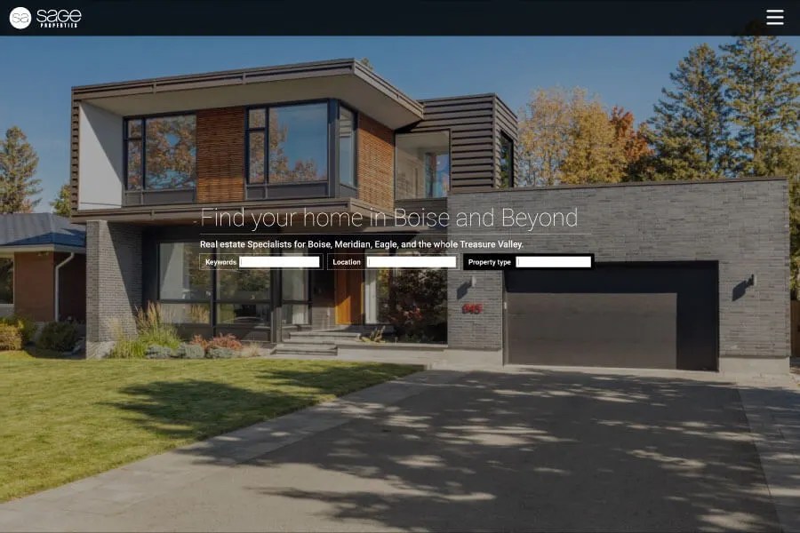 Web Design Portfolio - Real Estate