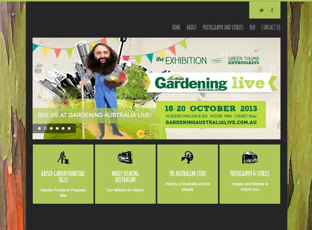 Website Speaking Australian