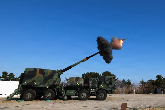 K9 Thunder wheeled 155mm artillery system | Photo: Han