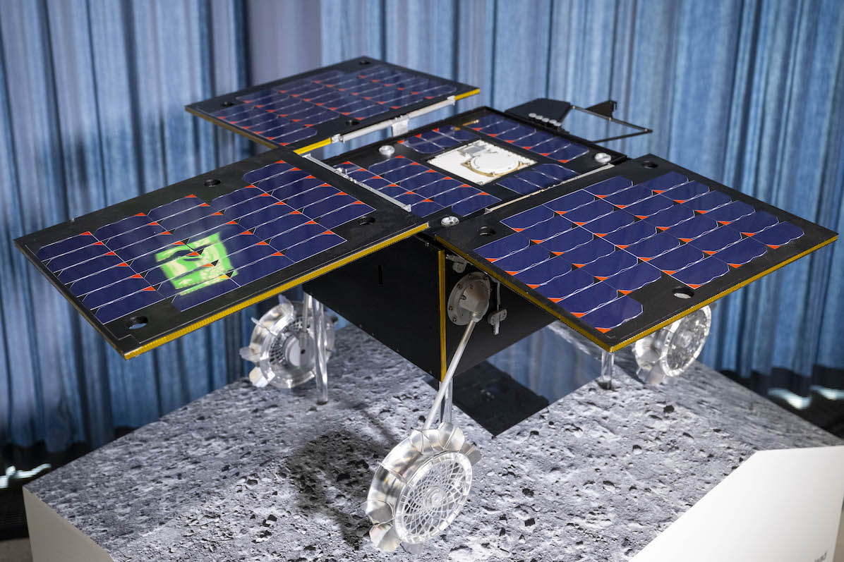 A model of the Mars rover "Idefix" is on display during a press conference of the German Aerospace Center | File Photo: Lennart Preiss/dpa