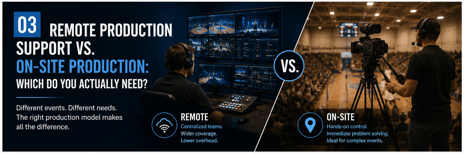 Remote Production Support vs. On-Site Production. Which Do You Actually Need?