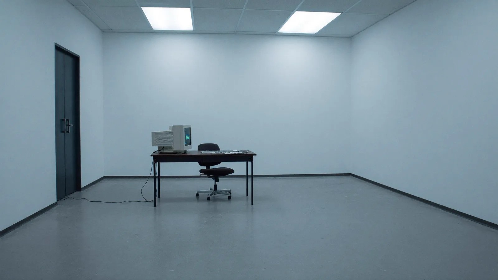 Is Severance based on a book, evoked by a stark office desk