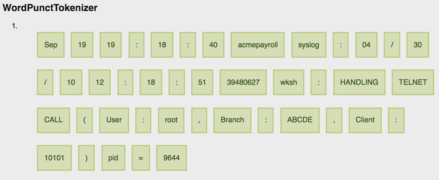 NLP for Log Analysis Tokenization StreamHacker