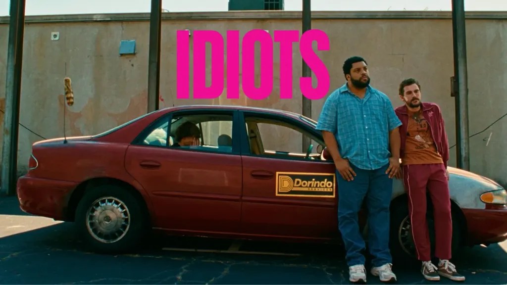 Mason Thames, O'Shea Jackson Jr. and Dave Franco in Idiots (2026).