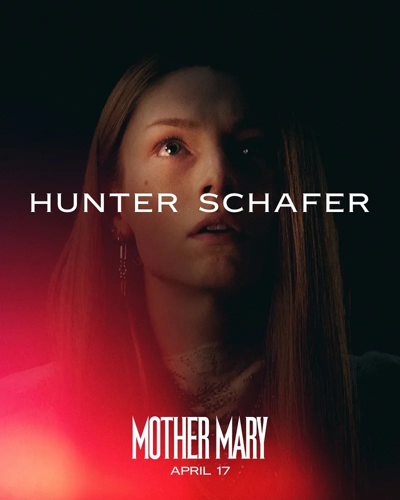 Mother Mary (2026) Hunter Schafer Movie Poster.