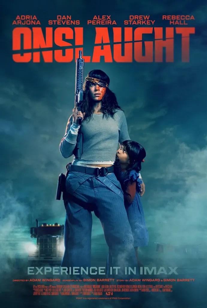 Onslaught (2026) Celeste IMAX Movie Poster.