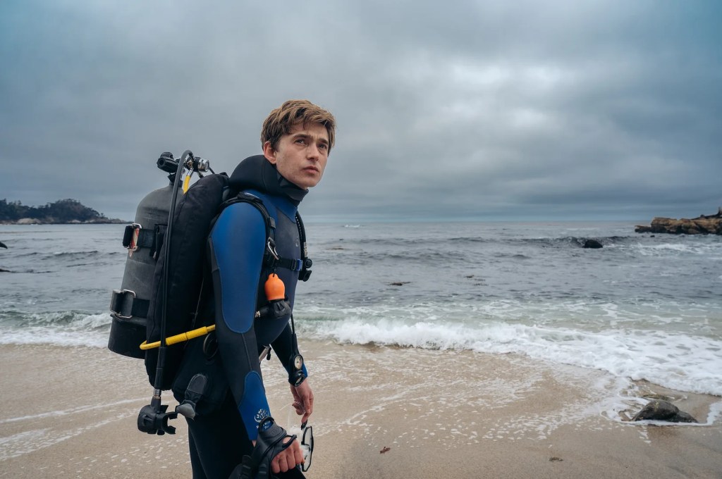 Austin Abrams as Jay Gardiner in Whalefall (2026).