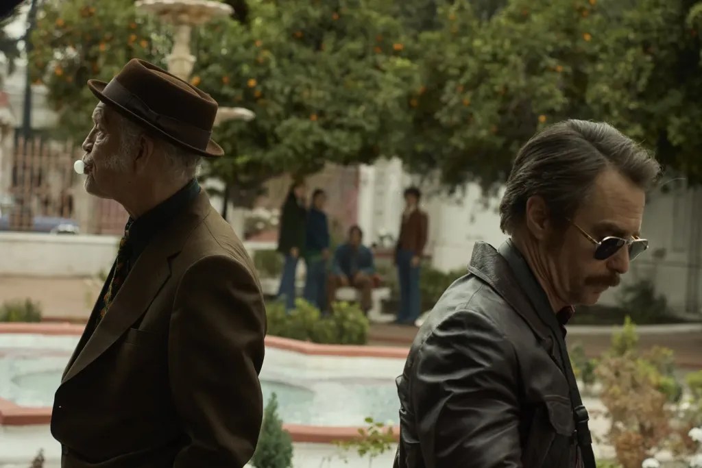 John Malkovich and Sam Rockwell in Wild Horse Nine (2026).