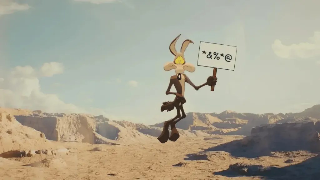 Wile E. Coyote in Coyote vs. Acme (2026).