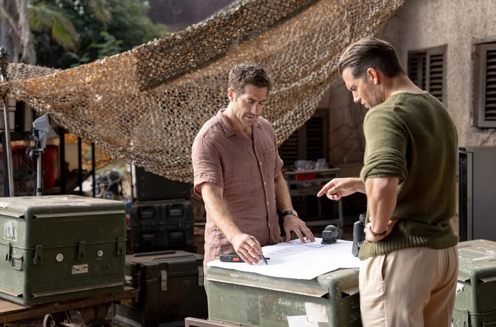 Jake Gyllenhaal and Henry Cavill in In the Grey (2026).