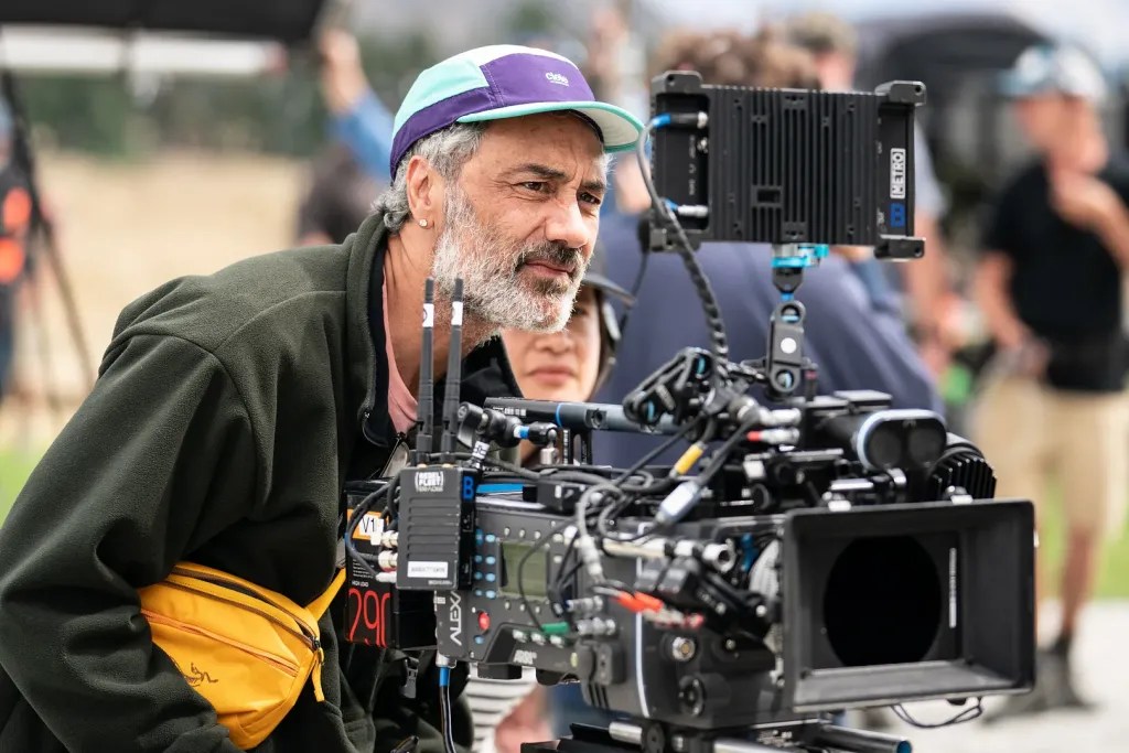 Director, Taika Waititi, on the set of Klara And The Sun (2026).