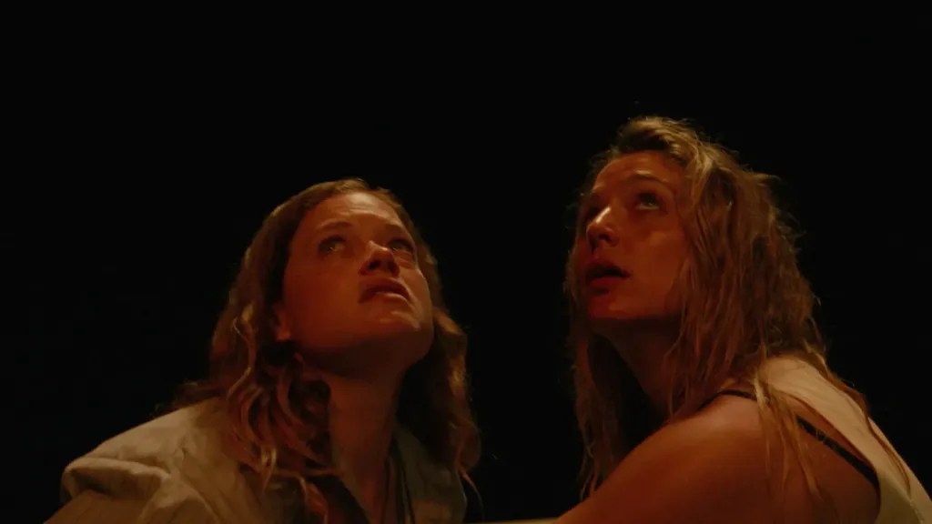 Jane Levy and Jessica Rothe in River (2027).