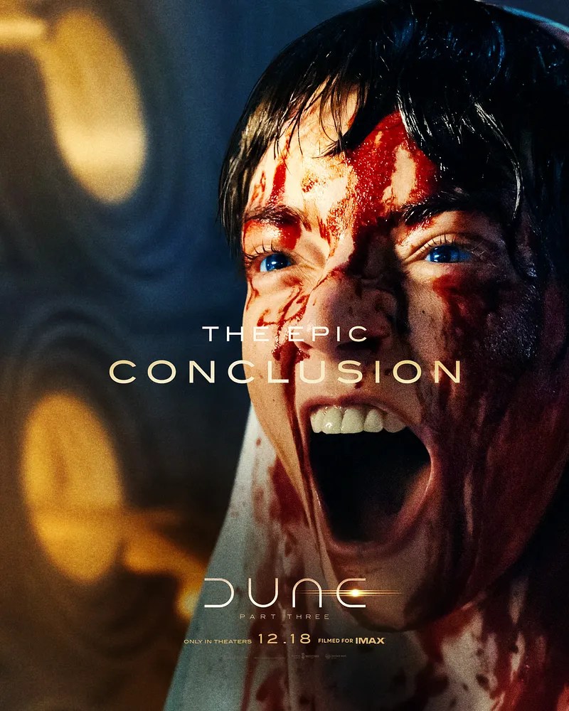 Dune: Part Three (2026) Anya Taylor-Joy Character Poster.