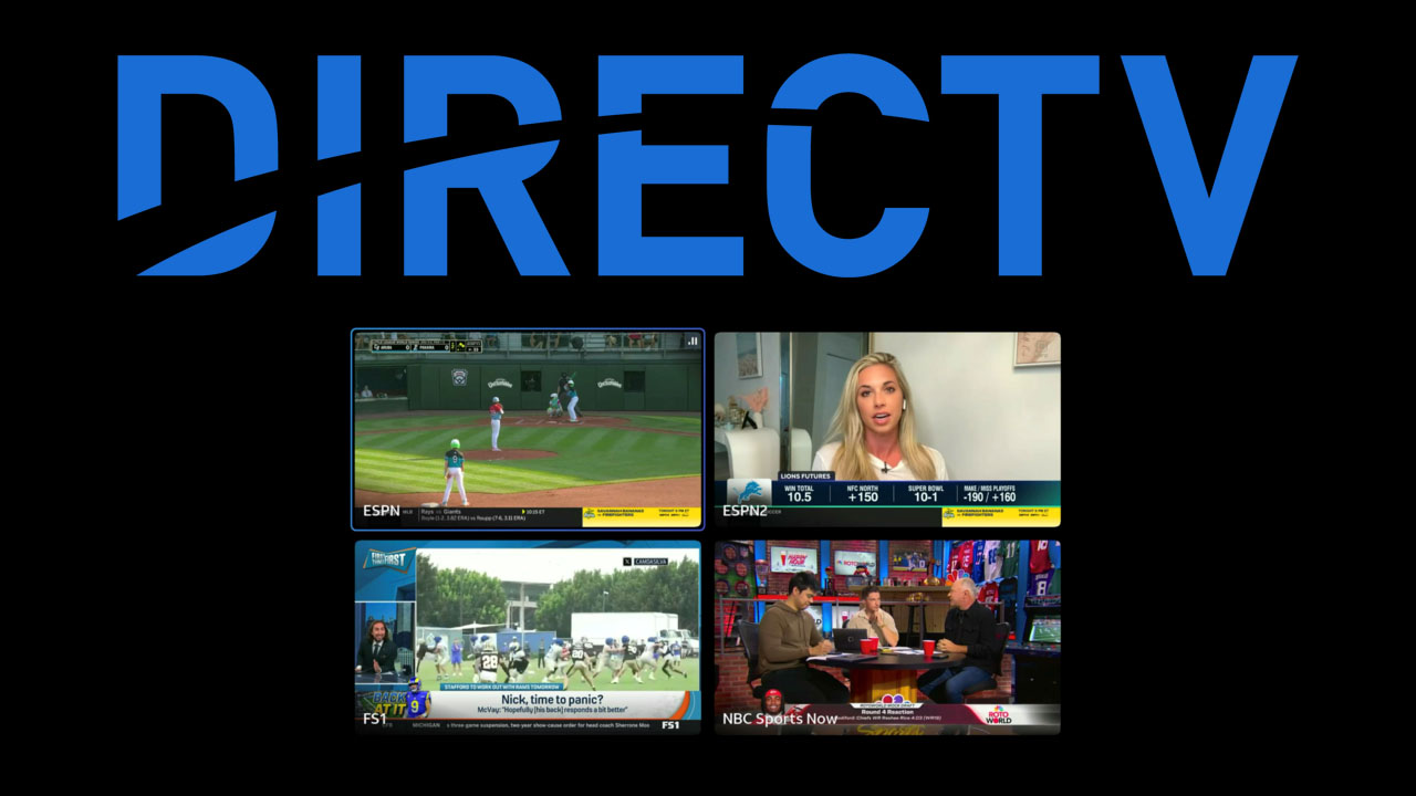 DIRECTV and 4 channels at once