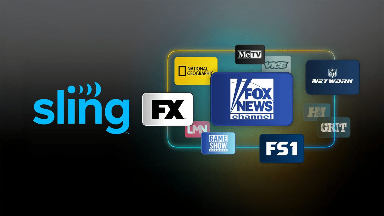 Sling logo with channels provided in its Sling Select bundle.