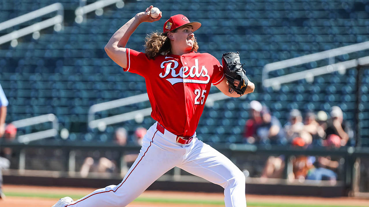 Cincinnati Reds pitcher Rhett Lowder